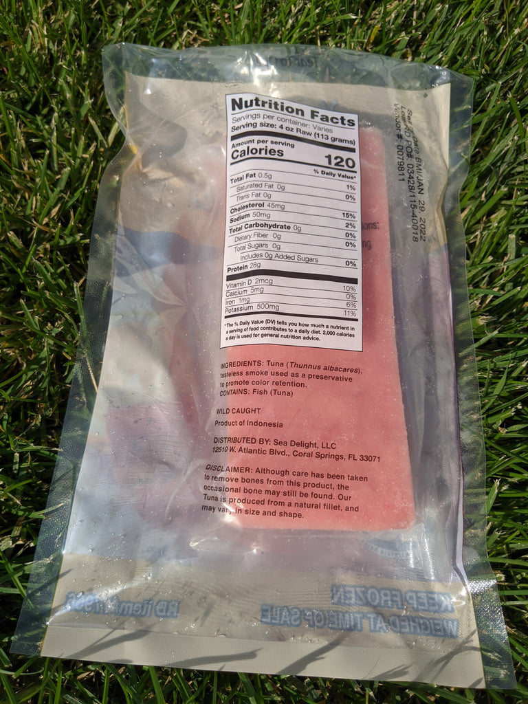 Ahi Tuna (Sushi Grade) - Salty Peaks Gourmet Meats