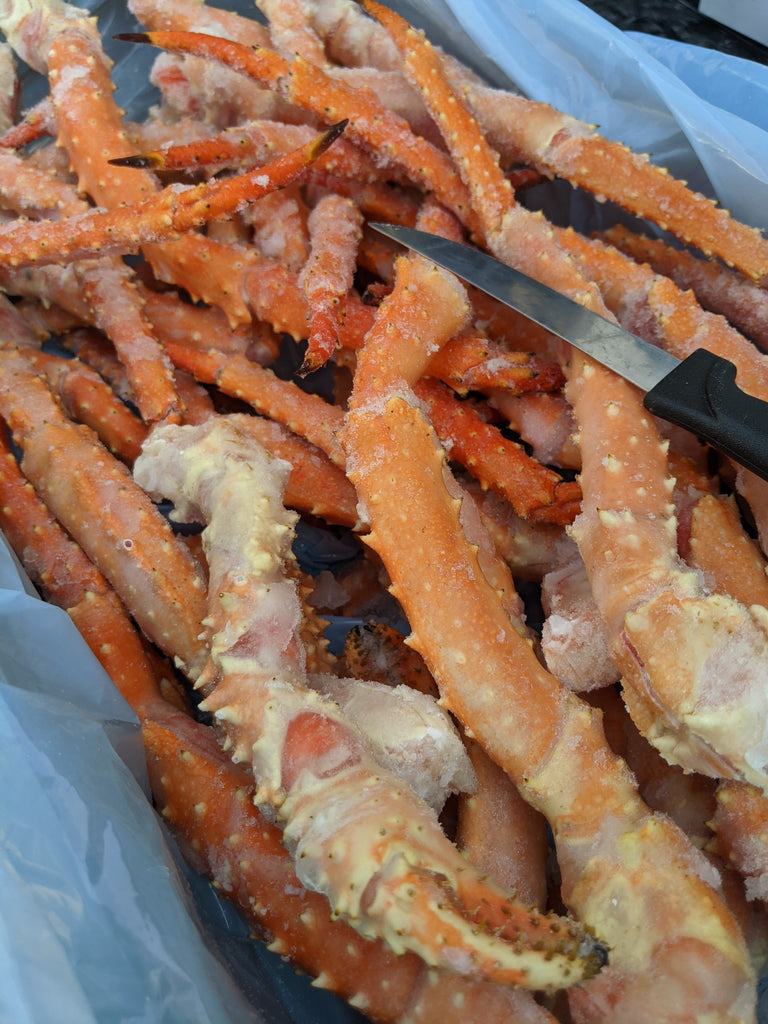 Wild King Crab Legs, 10 Lb - Salty Peaks Gourmet Meats